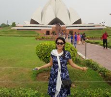 Rifat at Lotus Temple