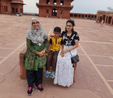 Wife and daughter